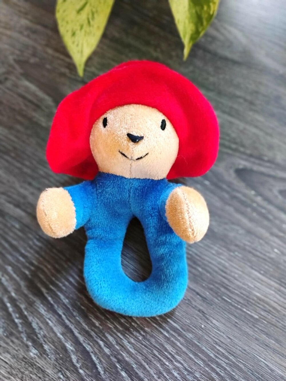 Paddington Bear Baby Ring Rattle Vintage